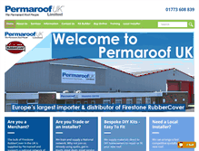 Tablet Screenshot of permaroof.co.uk